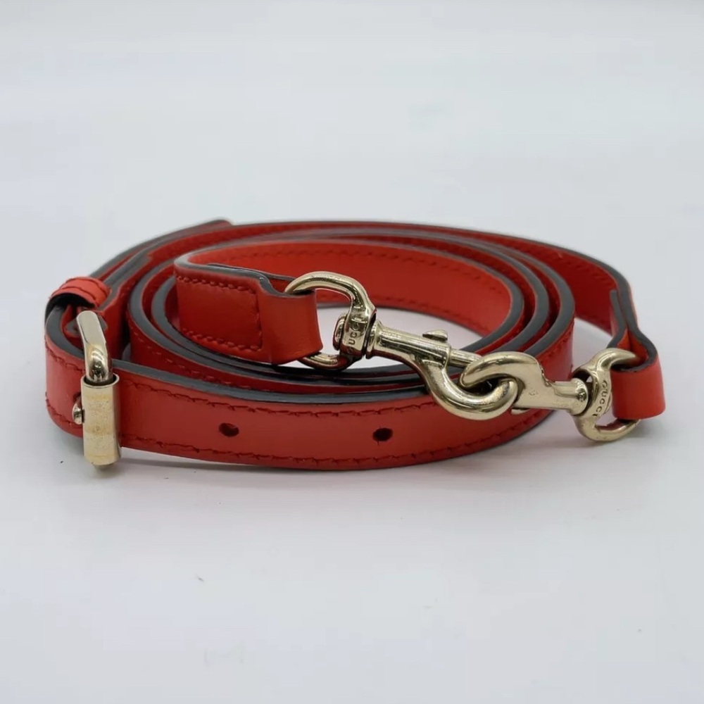 Authentic Gucci GG Micro Shimmer Orange  Mini Handbag 2way CrossbodyBag - Picture 10 of 17